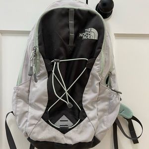 Northface back pack.  Slight wear